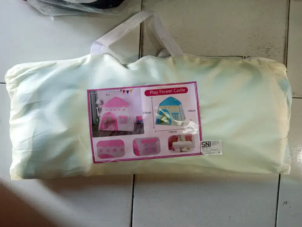 Mainan anak tenda kotak castle
