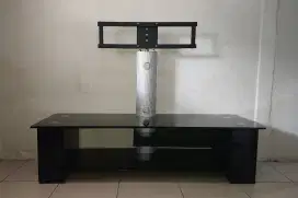 Meja Rak Lemari TV Cabinet Kaca + Bracket / TV Stand