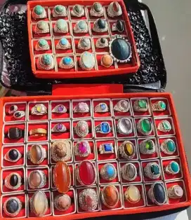 CINCIN RUBY PRIA ELEGAN RING PERAK