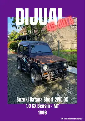 Dijual nih om! Suzuki Katana Short 2WD GX