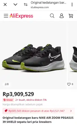 spatu ori nike di jual minim pemakaian