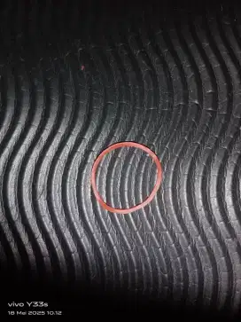 Karet merah menyala