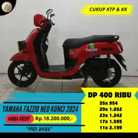 YAMAHA FAZZIO NEO KUNCI 2024 KREDIT DP 400RB ANGSURAN SANGAT RINGAN