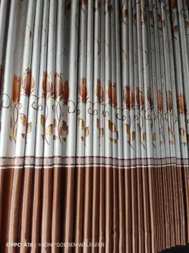 Gorden blackout motif bunga