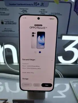 OPPO Reno13 5G 12/256GB | Cicilan 0% & Gratis 2 Bulan Cicilan