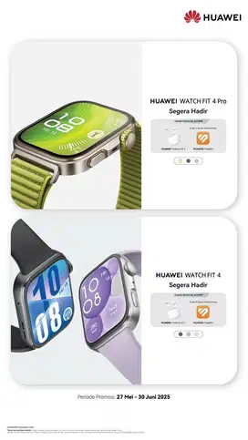 Pre Order Huawei Watch Fit 4 Cicilan 0% Tanpa Cc