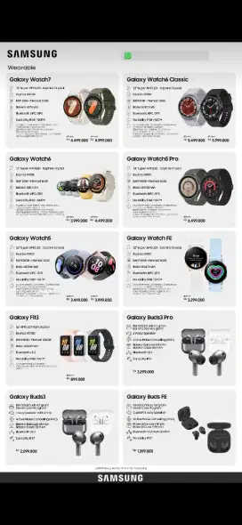 READY Samsung Watch Samsung Buds