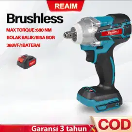REAIM 388V 680NM CORDLESS IMPACT WRENCH BRUSHLESS