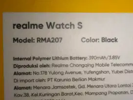 Smartwatch Realme S