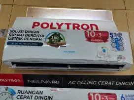 Kredit AC Polytron 1PK standar promo 0% dan gratis 1x cicilan