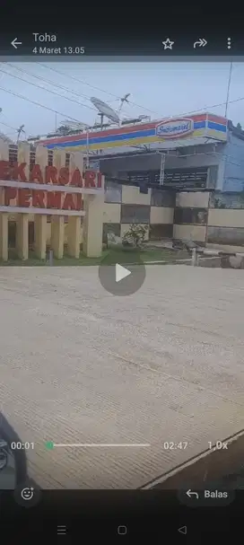 Oper kredit 55jta Mekarsari permai Cileungsi luas 72 sisa 8thn