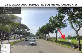 jual tanah komersil dibawah pasaran mainroad bsd tangerang selatan