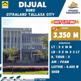 Ruko di Citraland Tallassa City