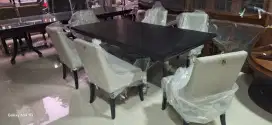 Meja Makan Vinoti Kursi 8  Ex Kantor Kementrian  Istimewa Kayu Solid