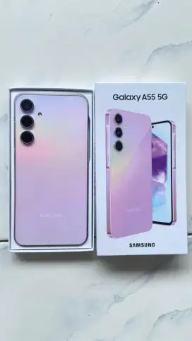 Jual cepat Samsung galaxy A 55 5G kondisi mulus blm ada cacat