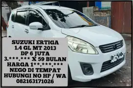 SUZUKI ERTIGA 1.4 GL MT 2013 DP 6 JUTA