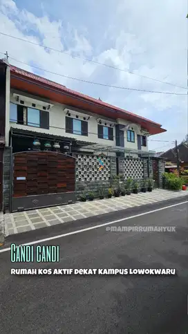 Rumah Kos aktif dekat kampus di candi candi Lowokwaru Malang