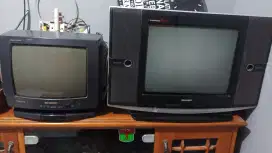 Tv tabung 21 Sharp dan 14 inch shap