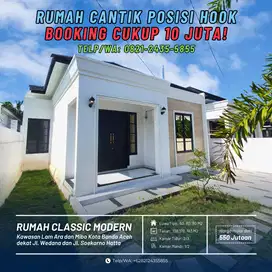 Dijual Rumah Cantik di Lam Ara Mibo Banda Aceh Desain Classic Modern