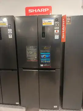 Kulkas sharp 4 pintu promo spesial elektronik city MBK LT 2