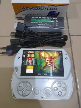 PSP GO Putih Cakep Memory game 16gb Fullgame Plus Cassannya