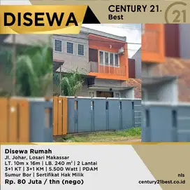 Rumah Sewa Langsung Masuk Di Area Losari Makassar
