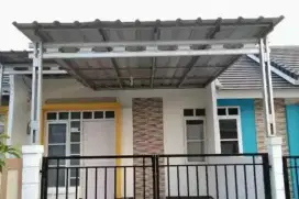 Kanopi rangka bajaringan atap spandek