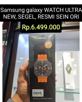 Samsung Galaxy Watch ULTRA 
NEW, SEGEL, RESMI SEIN ORI