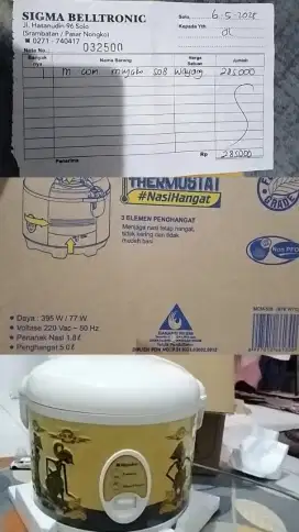 Jual Magic Com Kondisi baru