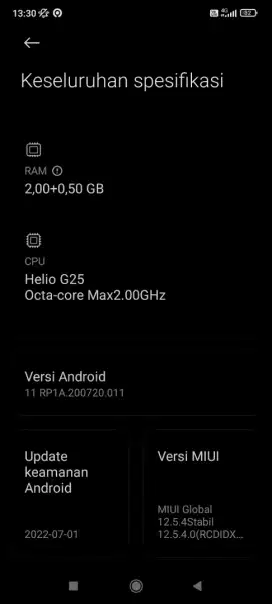 Xiaomi 9a ram 2 / 32
