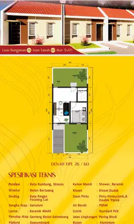 DI BUKA RUMAH SUBSIDI MENGANTI ANGS 1jtan flat