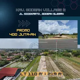 Tanah dekat Exit toll Mlati Jogja siap bangun rumah ,SHM P unit