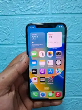 Iphone X 256 lengkap all operator