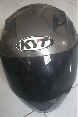 Helm KYT Full Face Size M (Dewasa) Original Warna Grey Metallic