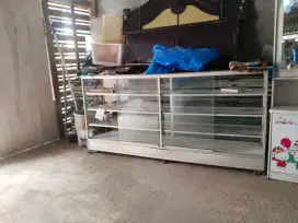 3 biji Etalase bekas pemakaian toko pakaian(3buah)
