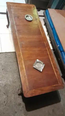 Meja kayu jati panjang 135cm