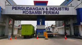 Gudang Murah Bebas Banjir komplek pergudangan Kosambi Permai
