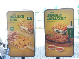 Neon box Papan Iklan Bekas
