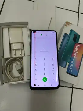 Xiaomi Note 9 Ram 4/64gb Minus Layar ada garis nya sesuai poto