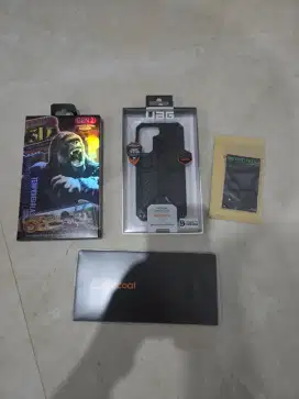 S21 Case UAG Monarch, Skin Exacoat, Antispy Tempered Glass, TWS, etc