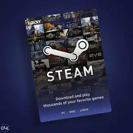 Jual Steam Wallet 600k & 250k