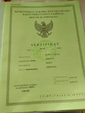 Di jual murah tanah kapling SHM