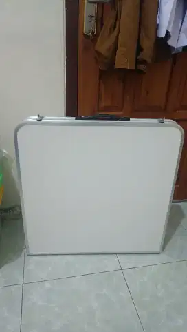 Meja koper lipat aluminium 60x120