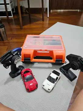 Kyosho Mini-Z x 2 unit + spareparts semua (RC)