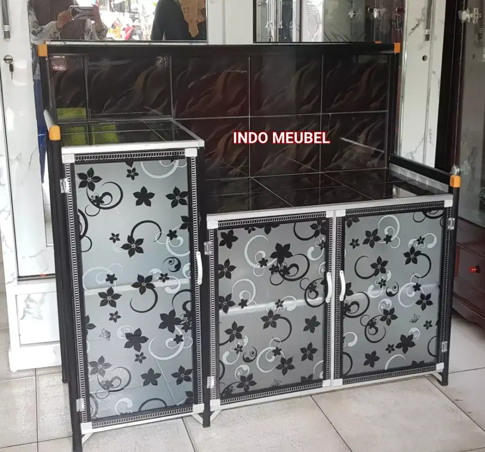 Meja kompor 3 pintu
