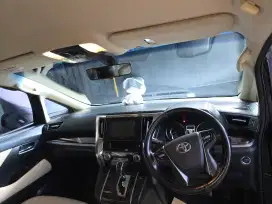 Alphard X 2018 warna hitam bu
