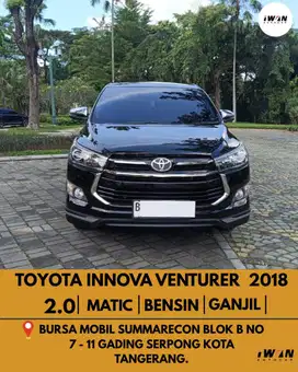 2018 Toyota Innova Venturer 2.0 Bensin AT
