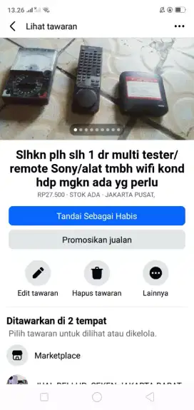 Slhkn plh slh 1 dr multi tester/remote Sony/alat tmbh wifi cpt murah