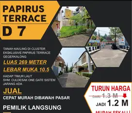 Kavling Eksklusif Gegerkalong 269m² – One Gate & SHM - Turun Harga