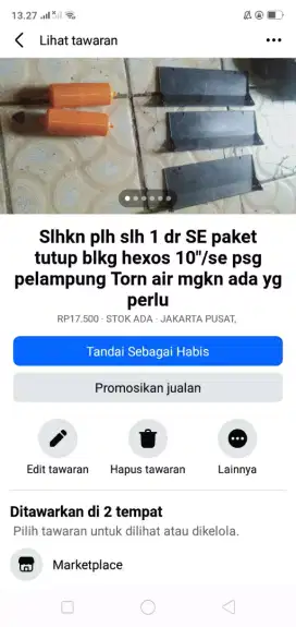 Slhkn plh slh 1 dr SE paket tutup hexos 10/se psg pelampung Torn